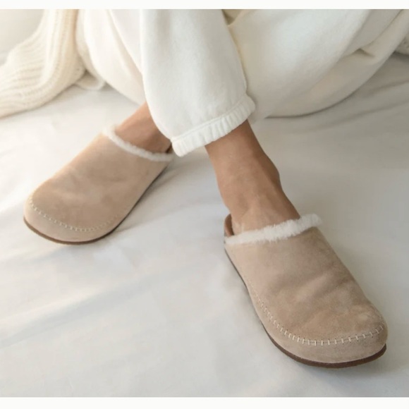 Jenni Kayne Shearling Lined Moc Clog Natural color size 39 - Picture 5 of 5